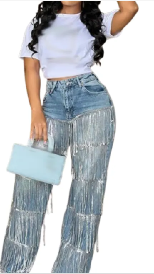 WOMEN SEXY CASUAL JEANS SMALL